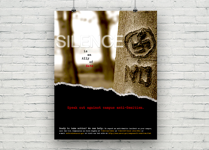 Silence is an Ally of Hate: Poster